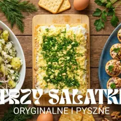 Trzy oryginalne sałatki na przyjęcie: ziemniaczana, jajeczna i w tartaletkach. Pyszne i efektowne propozycje.