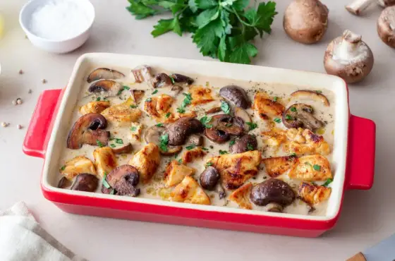 Kurczak z pieczarkami - Zrób idealny obiad bez wysiłku!