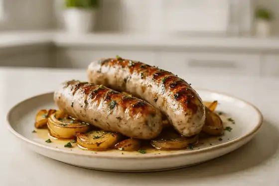Biała kiełbasa pieczona - Jak zrobić soczystą? Porady i przepisy